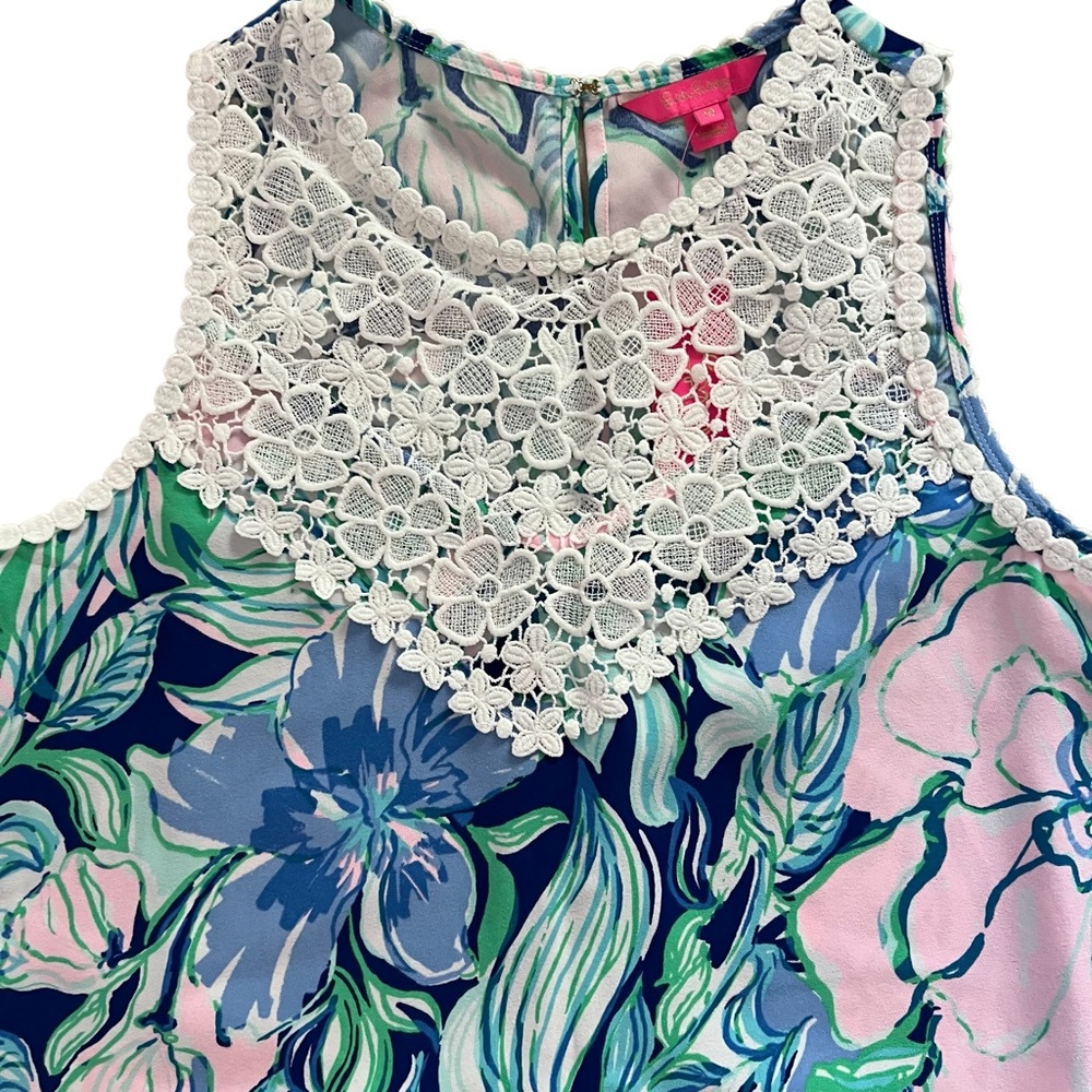 NWT Lilly Pulitzer “Nala” Soft Shift Dress Size 10 – Resort Chic / Classic Lilly - Picture 8 of 11